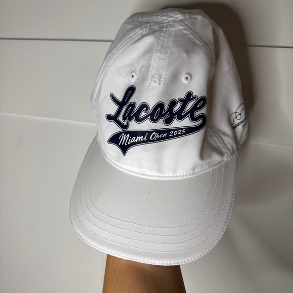Lacoste Other - Lacoste White Miami Open 2025 Hat